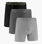 Труси чоловічі Under Armour Performance Tech Mesh 3-Pack Boxerjock Grey/Black 1383884-069