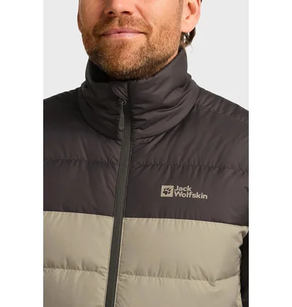 Пуховик чоловічий Jack Wolfskin Ather Down Grey/Beige 1207681-5940