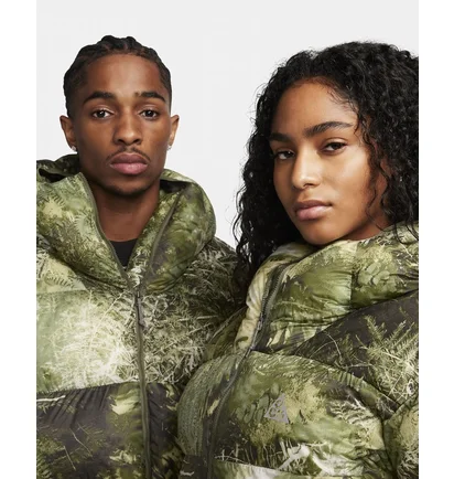 Пуховик унісекс Nike Acg Lunar Lake Puffer Therma-Fit Adv Loose Hooded Jacket Green FB8121-386