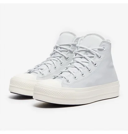 Кеды женские Converse Chuck Taylor All Star Lift Platform Luxe Workwear White A05248C