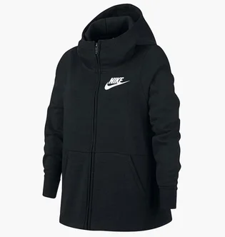 Кофта дитяча Nike G Nsw Hoodie Fz Pe Black 939459-010