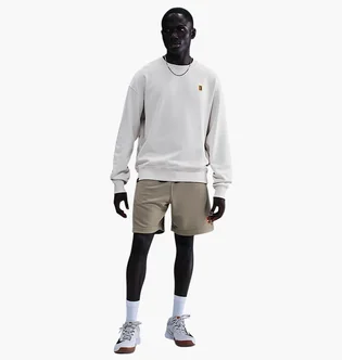 Свитшот мужской Nike Court MenS French Terry Crewneck Top White IQ6556-030