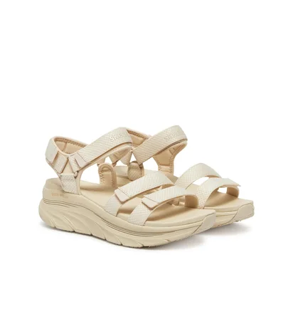 Сандали женские Skechers DLux Walker-Going-Out Vibes Beige 119828-NAT