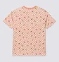 Футболка женская Vans Fruit Checkerboard Oversized Tee Beige/Peach VN0003V6BM5