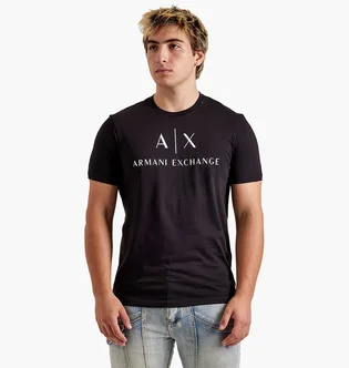 Футболка мужская Armani Exchange Mini Icon Logo Tee Black 8NZTCJZ8H4Z1200