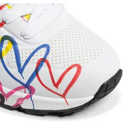 Кросівки жіночі Skechers X Jgoldcrown: Uno - Spread The Love White 155507-WMLT