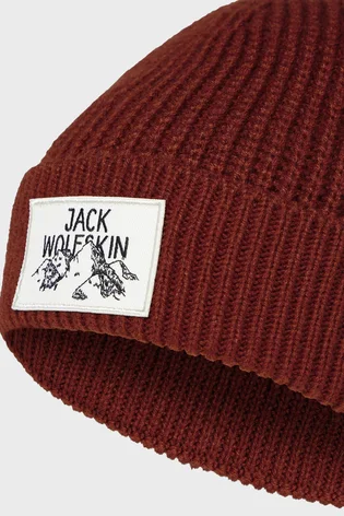Шапка унисекс Jack Wolfskin Badge Bordo A61610J-0126