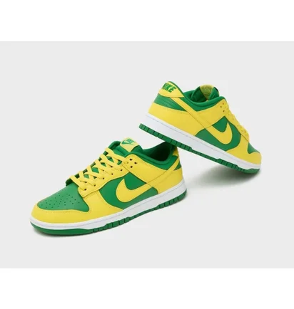 Кросівки чоловічі Nike Dunk Low Retro Green/Yellow DV0833-300