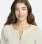 Кофта женская Nike Sportswear Chill Knit Slim Full-Zip Ribbed Cardigan Green FN3682-104