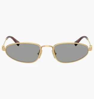 Сонцезахисні окуляри жіночі MIU MIU Grey/Gold A52S-5AK40O-52