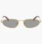 Солнцезащитные очки женские MIU MIU Grey/Gold A52S-5AK40O-52