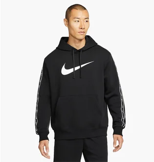 Худи мужское Nike Sportswear Repeat Pullover Fleece Hoodie Black Dx2028-010