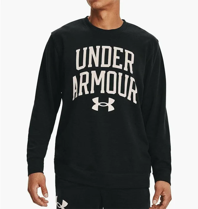 Свитшот мужской Under Armour Rival Terry Training Sweatshirt Black 1361561-001
