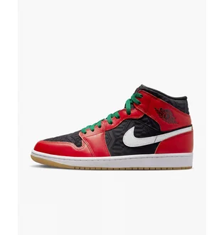 Кроссовки мужские Air Jordan Retro 1 Mid Se Casual Shoes Red/Black Dq8417-006