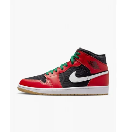 Кросівки чоловічі Air Jordan Retro 1 Mid Se Casual Shoes Red/Black Dq8417-006