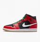 Кросівки чоловічі Air Jordan Retro 1 Mid Se Casual Shoes Red/Black Dq8417-006