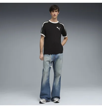 Футболка чоловіча Puma T7 Big Cat Ringer Black 635242-01