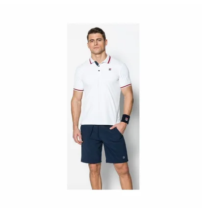 Поло мужское Fila Polo Piro White FBM131110001