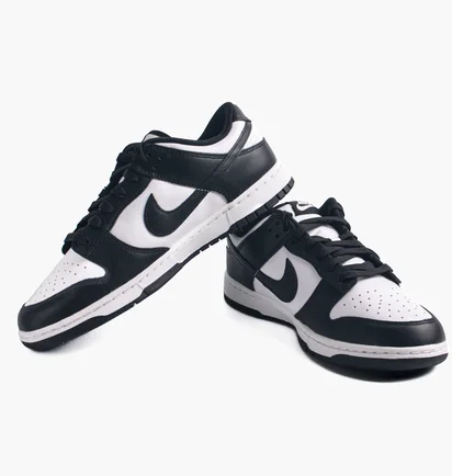 Кросівки чоловічі Nike Dunk Low Retro Black/White Dd1391-100