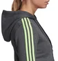 Толстовка женская Adidas Essentials 3S Fz Hd Grey GD3054
