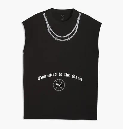 Футболка чоловіча Puma Swish N Ink Oversized Cut Off Black 634663-01