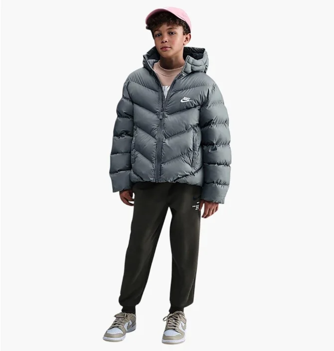 Пуховик детский Nike Sportswear All Day Play Therma-Fit Puffe Grey HQ4976-084