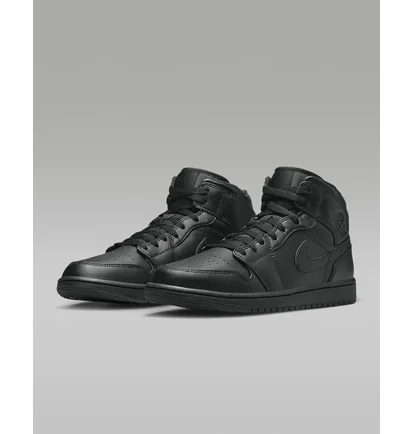 Кросівки чоловічі Air Jordan 1 Mid Black 5554724-093