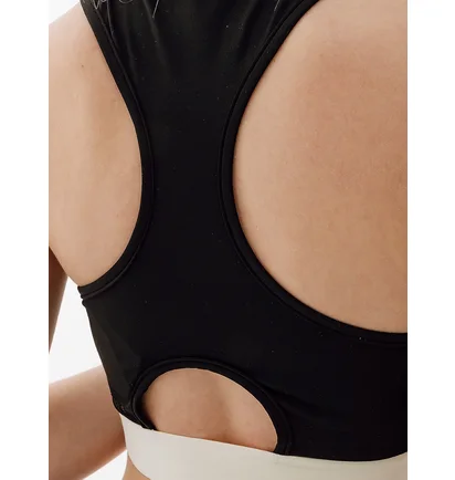 Топ женский Ellesse Chroma Crop Vest Black SRR17865-011
