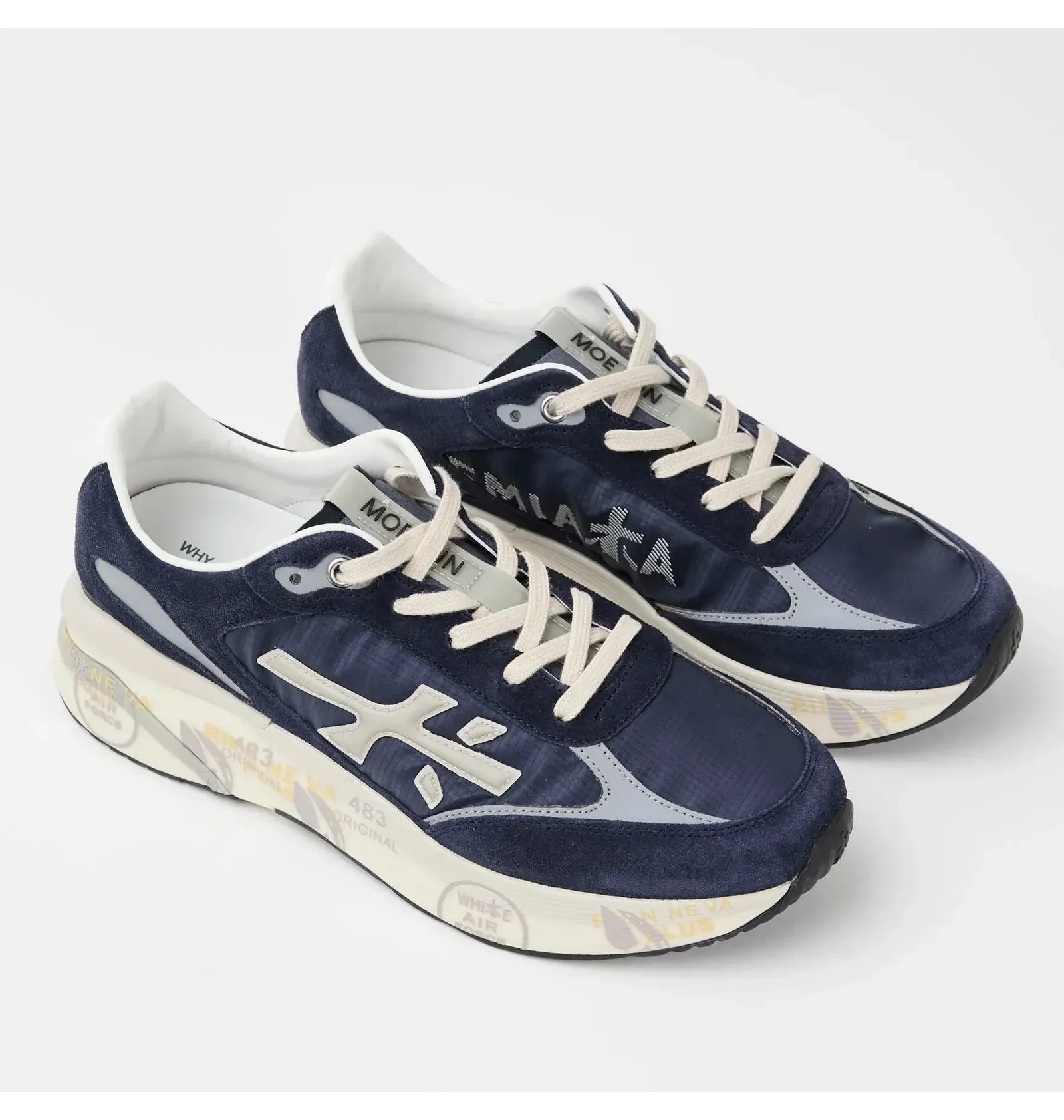 ᐉ Кроссовки мужские Premiata Moerun 7306 Blue MOERUN-7306
