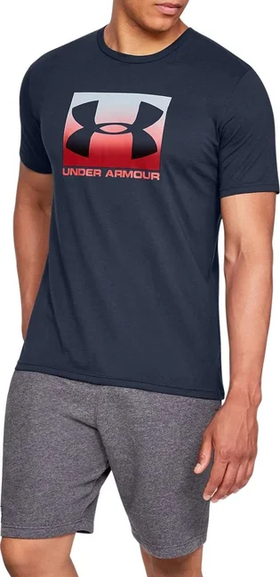 Футболка мужская Under Armour T-Shirt Ua Boxed Sportstyle Ss Blue 1329581-408