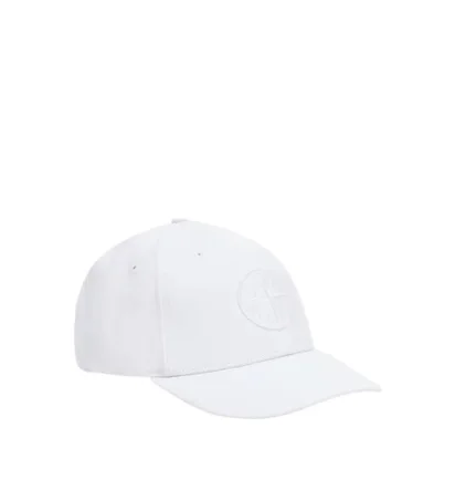 Кепка чоловіча Stone Island Compass-Embroidered White K1S159100996-S0065-V0001