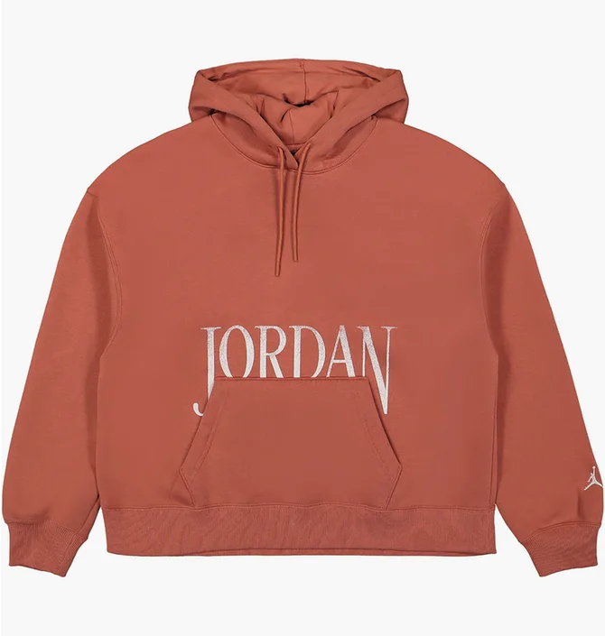 Худи женское Air Jordan W Brooklyn Fleece Hoodie Orange FN5434-209