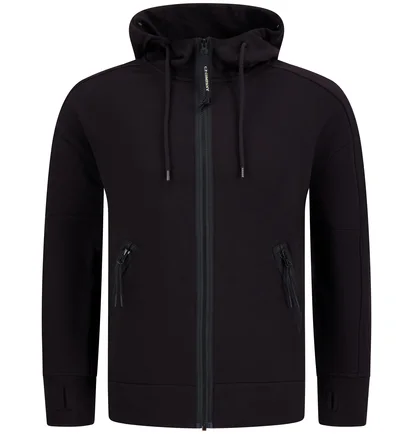 Толстовка чоловіча C.P. Company Diagonal Raised Black RCCMSS715A-005086W