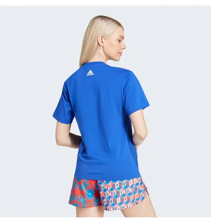 Футболка жіноча Adidas X Farm Rio Graphic Tee Blue IQ4485