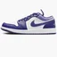 Кросівки чоловічі Air Jordan 1 Low MenS Shoes White/Violet 553558-515