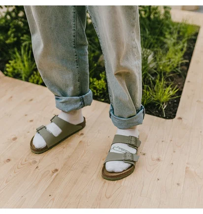 Тапочки чоловічі BIRKENSTOCK Arizona Birko-Flor Beige 1027704