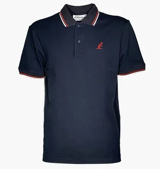 Поло чоловіче AUSTRALIAN 2-Stripe Pique Polo - R-Fit Blue LSUPO0005-200C
