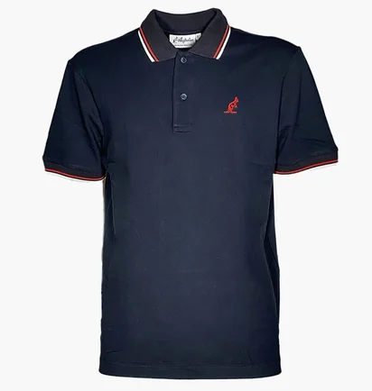 Поло мужское AUSTRALIAN 2-Stripe Pique Polo - R-Fit Blue LSUPO0005-200C