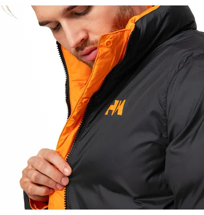 Куртка мужская Helly Hansen Reversible Down Jacket Black/Orange 53890-325