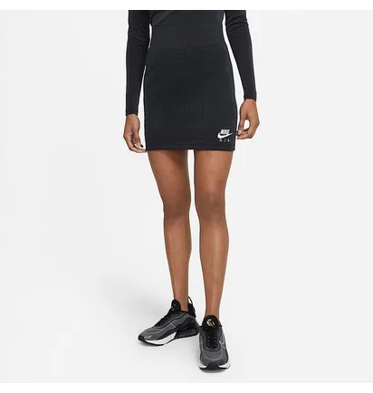 Юбка женская Nike Air Skirt Ribbed Black CZ9343-010