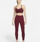 Топ женский Nike Womens Light-Support Padded Metallic Tape Sports Bra Bordo Dd1407-638