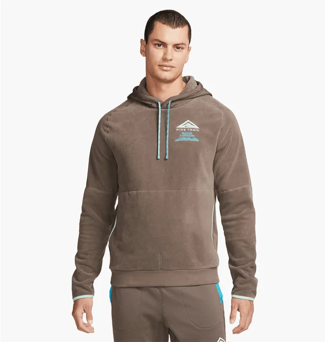 Худі чоловіче Nike Trail Mount Blanc Brown Dr2582-004