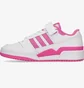 Кроссовки детские Adidas Forum Low J White/Pink FY7967