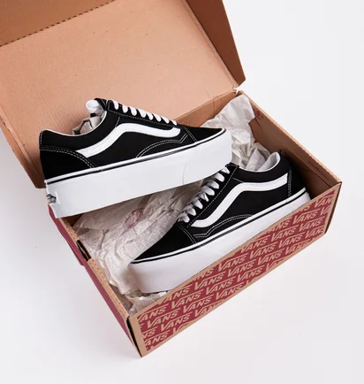 Кеди жіночі Vans Old Skool Stackform Black Vn0A7Q5M6Bt