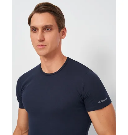 Футболка чоловіча Kappa Mezza Manica Girocollo Blue K1306-BLUNAVY