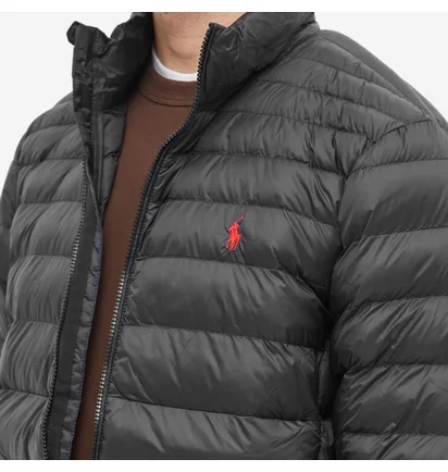 Пуховик мужской Polo Ralph Lauren Recycled Lightweight Down Jacket Black 710810897012