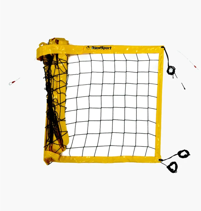 Сетка для волейбола RomiSport Volleyball Net Professional 9,5 М, 3 Мм. Black/Yellow SIA000066PP