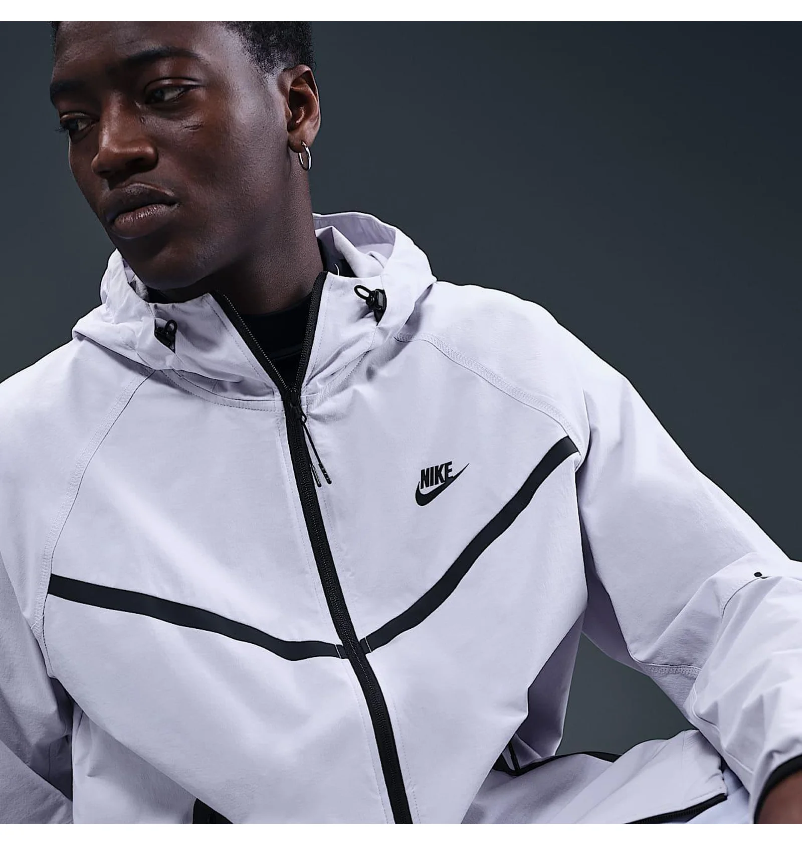 ᐉ Куртка чоловіча Nike Tech Woven Grey/Black HM7151-057
