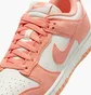 Кроссовки женские Nike Dunk Low White/Peach HJ7673-003