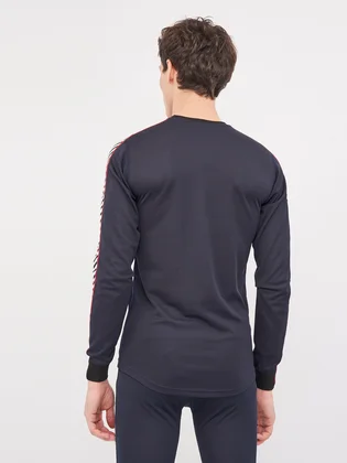 Термобілизна чоловіча Helly Hansen Lifa Stripe Crew Blue 48800-597
